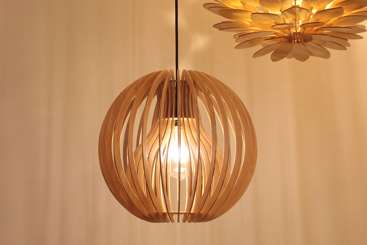 Đèn thả trần hình cầu bầu trong chất lượng cao với hiệu ứng độc đáo - Hình 3