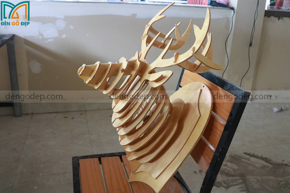Sản xuất đèn gỗ cho khách hàng là nhà hàng hải sản - hình 11