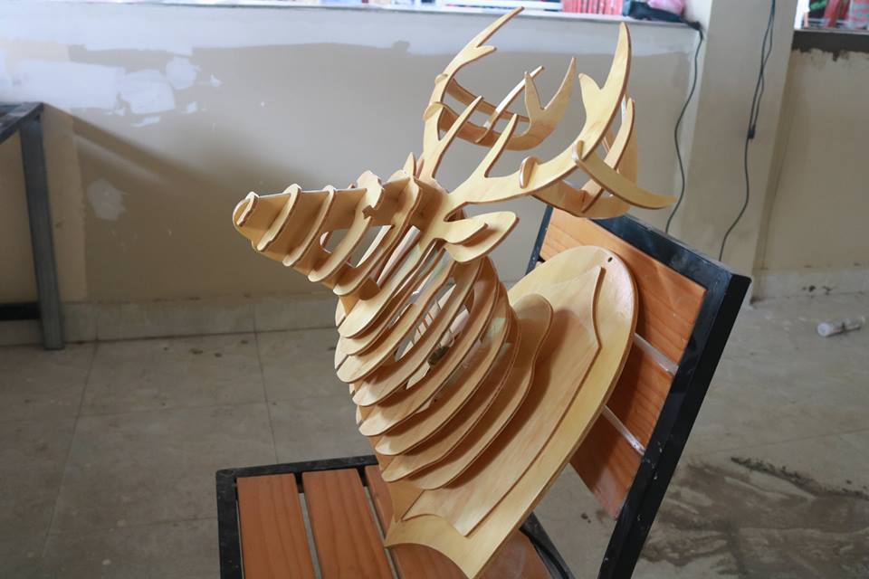Sản xuất đèn gỗ cho khách hàng là nhà hàng hải sản - hình 11