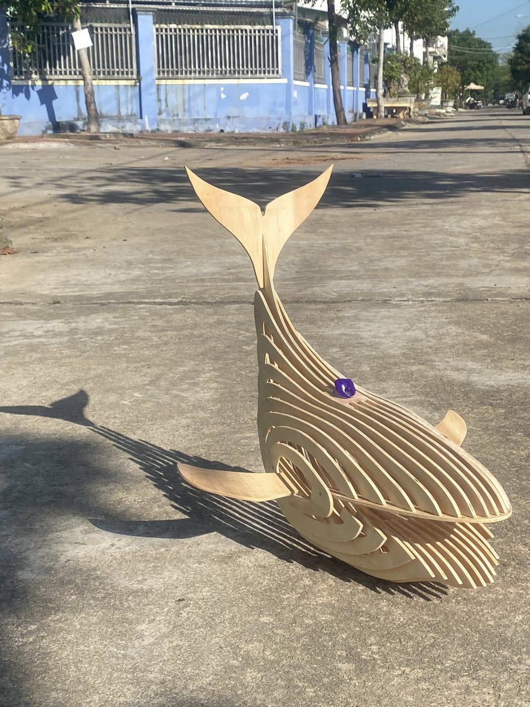 Sản xuất đèn gỗ cho khách hàng là nhà hàng hải sản - hình 5