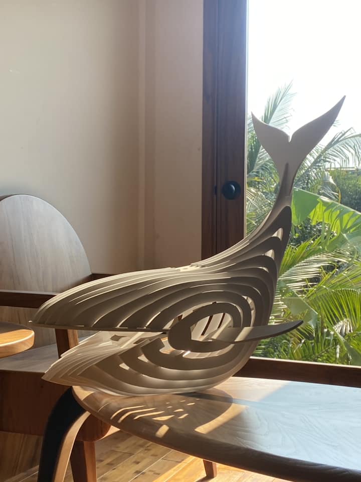 Sản xuất đèn gỗ cho khách hàng là nhà hàng hải sản - hình 4