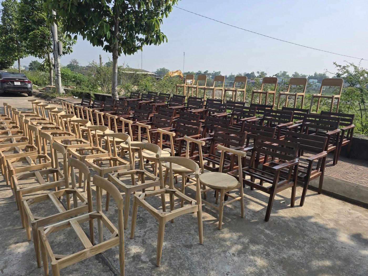 Sản xuất bàn ghế cho khách hàng là nhà hàng - hình 5