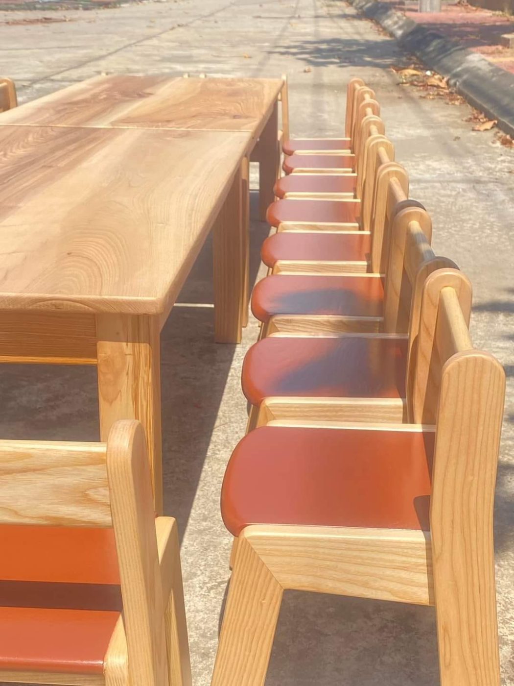 Sản xuất bàn ghế cho khách hàng là trường mầm non - hình 9